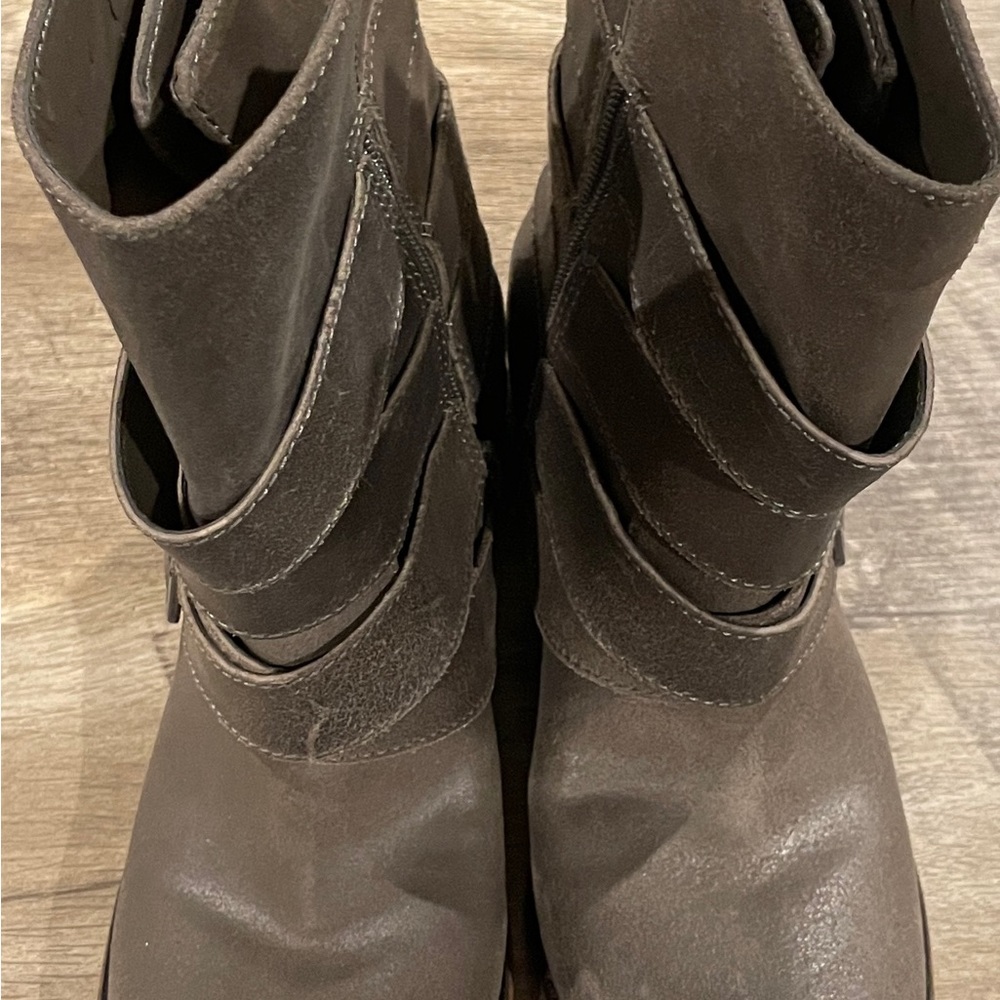 Gianni Bini womens mid-calf boots leather 7.5